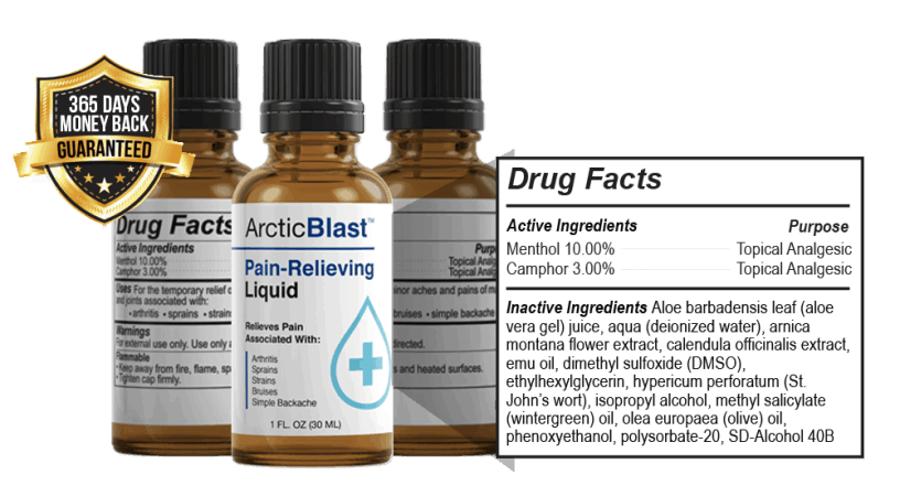 Arctic Blast Pain relief drops reviews 